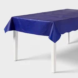 Rectangular Disposable Table Cover Navy Blue - Spritz™