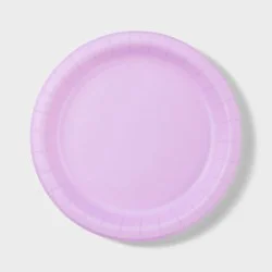 20ct 8.5" Disposable Dinner Plates Light Purple - Spritz™