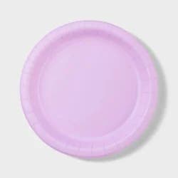 20ct 8.5" Disposable Dinner Plates Light Purple - Spritz™