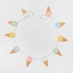 Ice Cream Garland with Gold Metallic - Spritz™