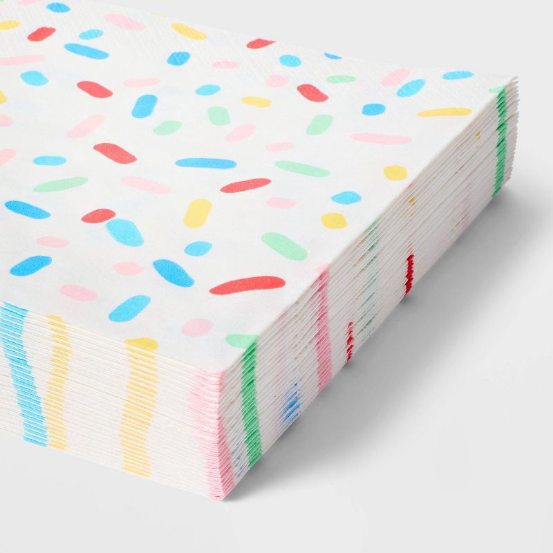 slide 3 of 3, 30ct Sprinkle Lunch Napkins - Spritz™, 30 ct
