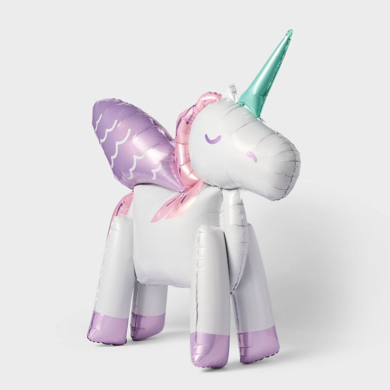 slide 1 of 4, Unicorn Foil Balloon - Spritz™, 1 ct