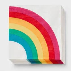 30ct Rainbow Lunch Napkins - Spritz™