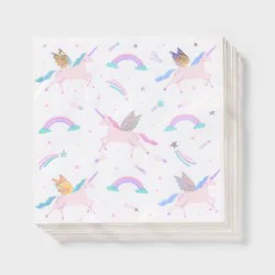 30ct Unicorn Lunch Napkins - Spritz™