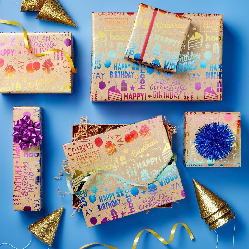 slide 2 of 4, 10ct 5" Glittered Party Hats Gold - Spritz™, 10 ct