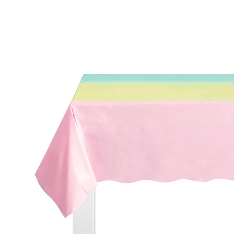 slide 4 of 4, Gradient Print Rectangular Table Cover - Spritz™, 1 ct
