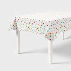 Happy Collection Confetti Dot Rectangular Table Cover - Spritz™