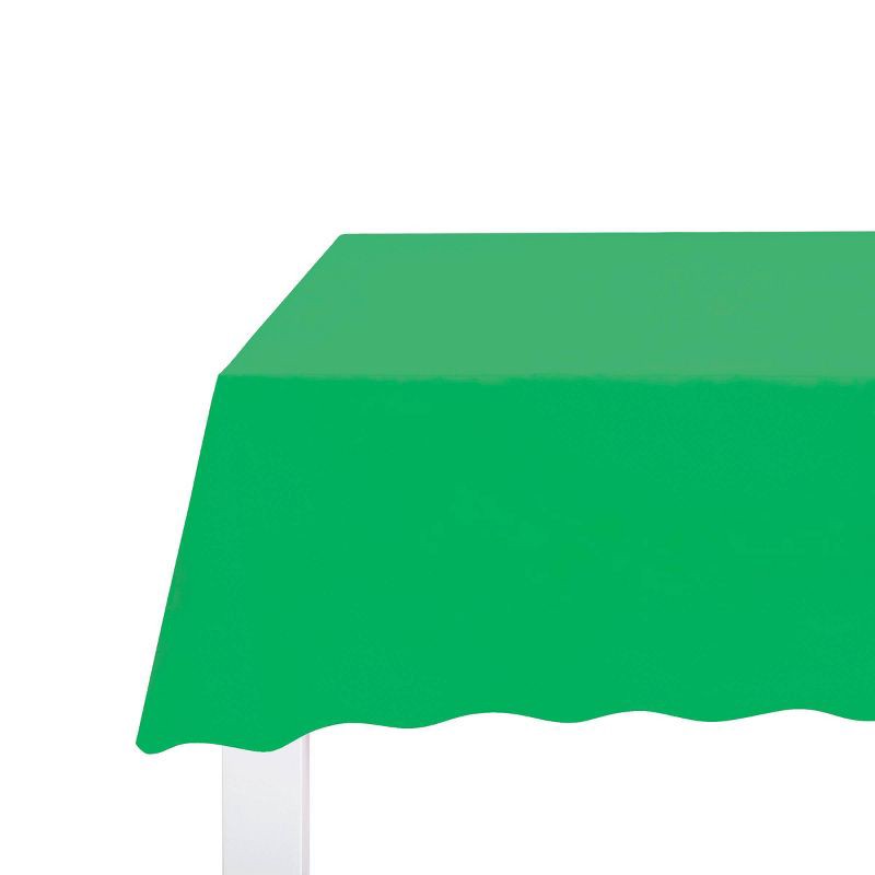 slide 4 of 4, Green Rectangular Table Cover - Spritz™, 1 ct