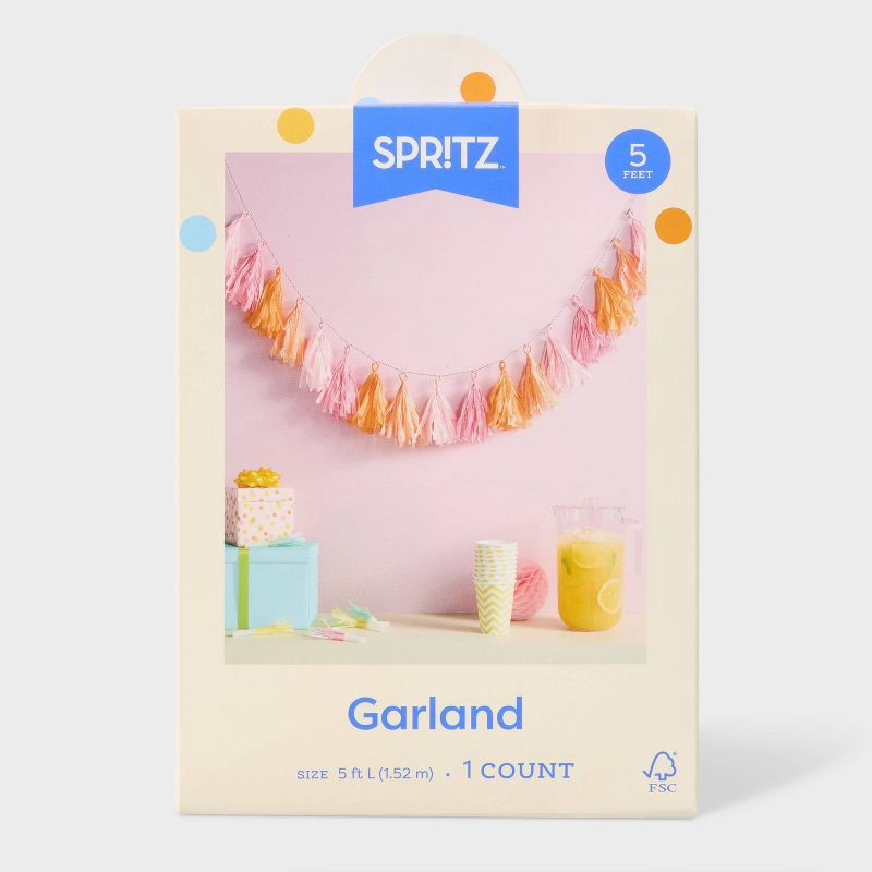 slide 4 of 4, Tassel Garland - Spritz™, 1 ct