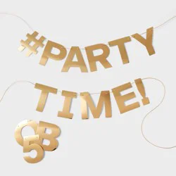 Gold Metallic Create Your Own Banner - Spritz™