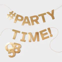 Gold Metallic Create Your Own Banner - Spritz™