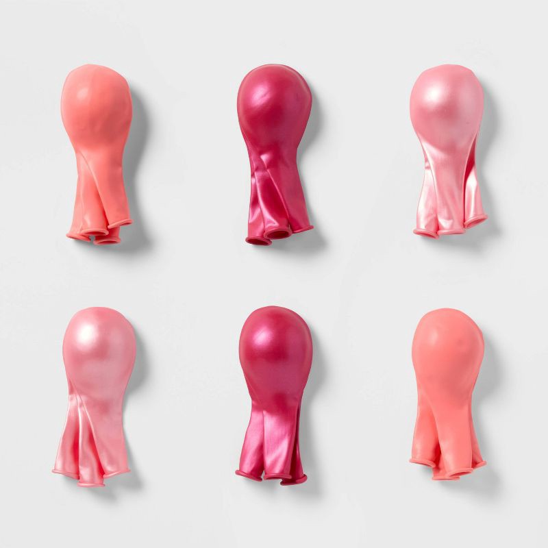 slide 3 of 4, 20ct Balloons Chrome Hot Pink - Spritz™, 20 ct