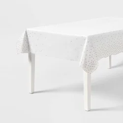 Gold Confetti Print Rectangular Table Cover - Spritz™