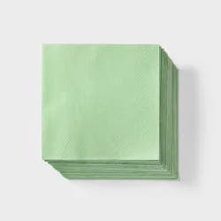 30ct Beverage Napkins Sage - Spritz™