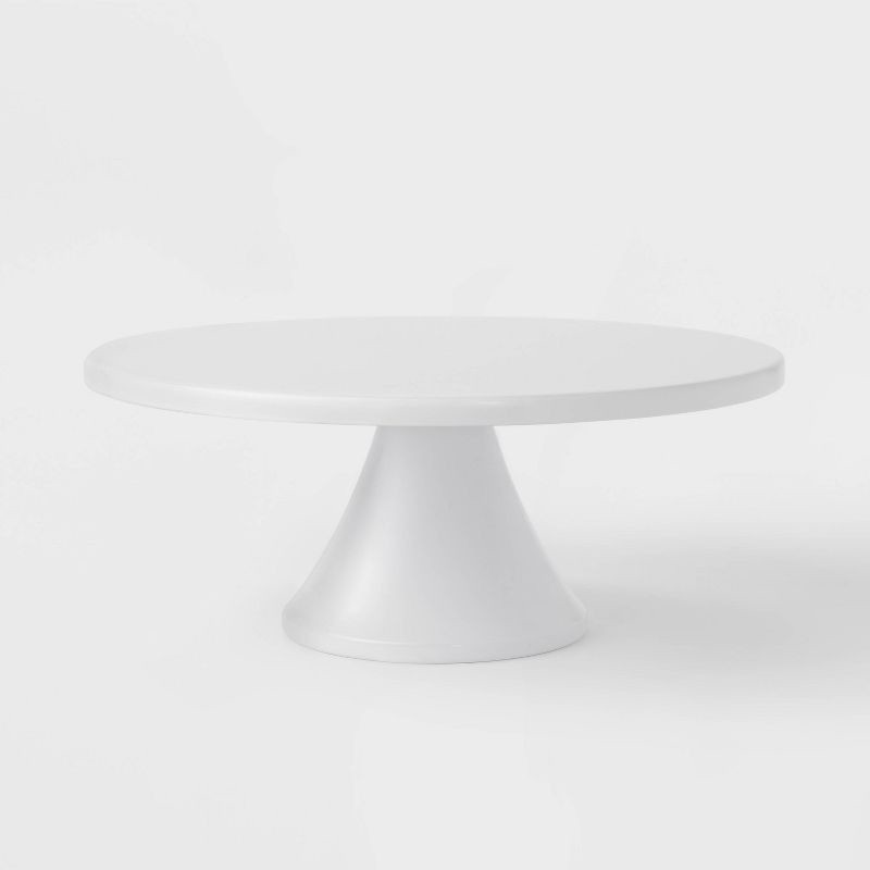 slide 1 of 3, White Cake Stand - Spritz™, 1 ct