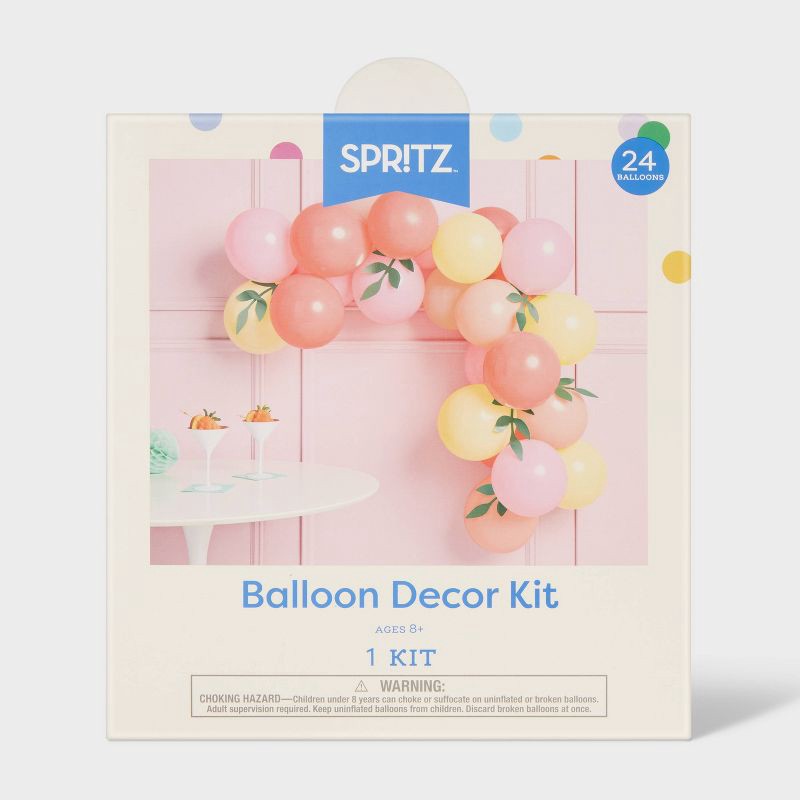 slide 4 of 4, 24ct Balloon Garland Décor Kit - Spritz™, 24 ct