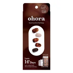 Ohora Gel Nail Art Design Line - Coffee Toffee - 30ct