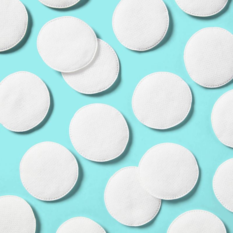 slide 2 of 3, Basic Cotton Rounds Nail Polish and Makeup Remover Pads - 30ct - up&up™, 30 ct