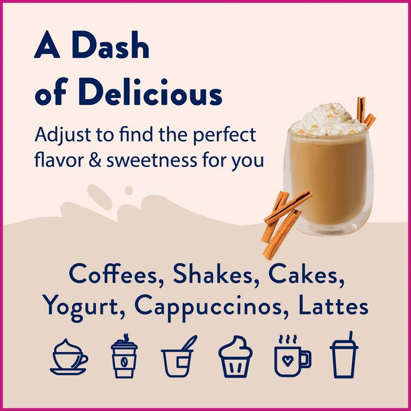 slide 6 of 6, Jordan's Skinny Mixes Naturally Sweetened Sugar Free Cinnamon Dolce Coffee Flavoring Syrup - 12.7 fl oz, 12.7 fl oz