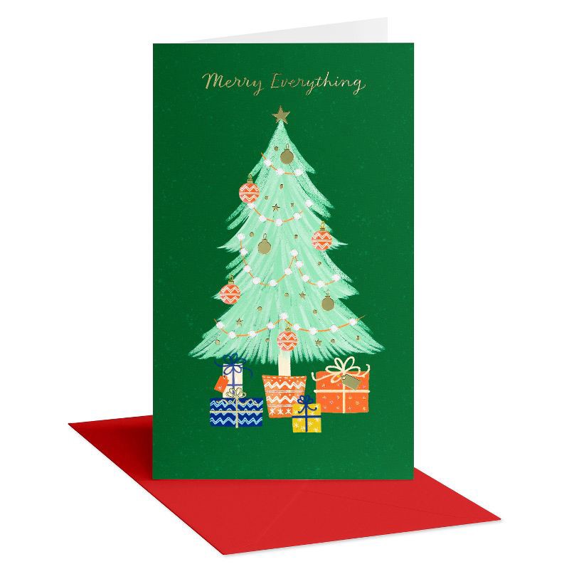 slide 1 of 3, Carlton Cards Christmas Cards Tree, 1 ct