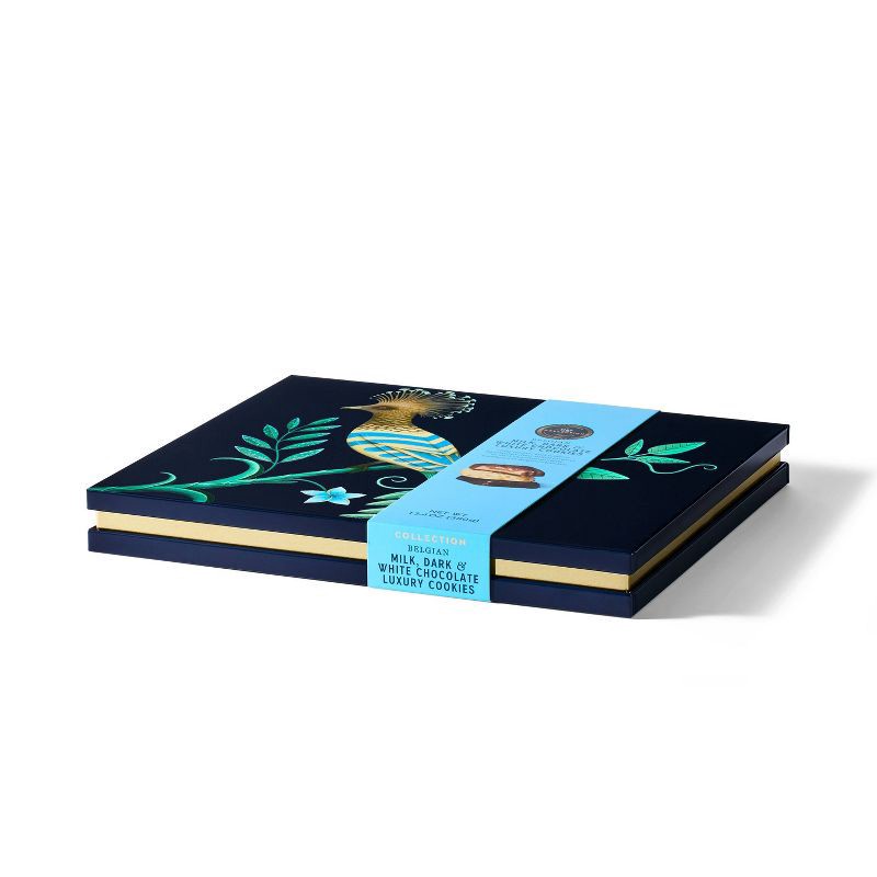 slide 3 of 4, M&S Collection Belgian Christmas Chocolate Luxury Cookies - 13.4oz, 13.4 oz