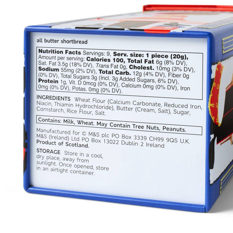 slide 2 of 3, M&S Sentry Shortbread Tin - 6.34oz, 6.34 oz