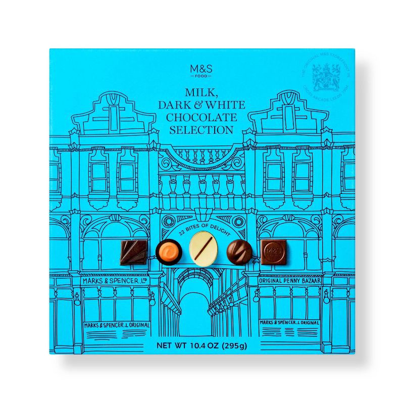 slide 1 of 3, M&S Assorted Chocolate Box - 10.4oz, 10.4 oz