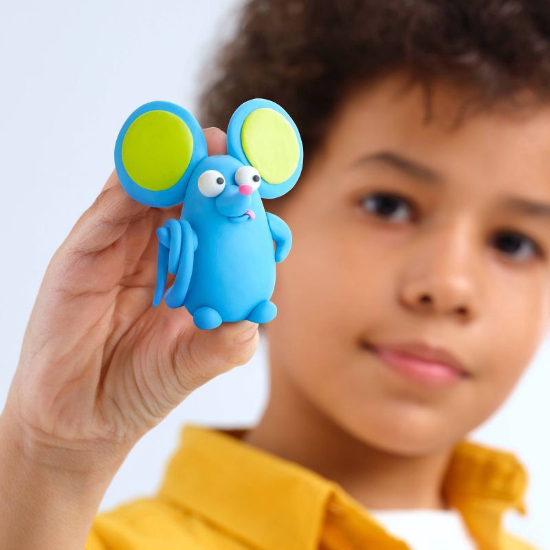 slide 7 of 8, HEY CLAY 17pc Fluffy Pets: Non-Toxic Modeling Dough for Kids, Includes Sculpting Tools & Instructions, Ages 3+, 17 ct