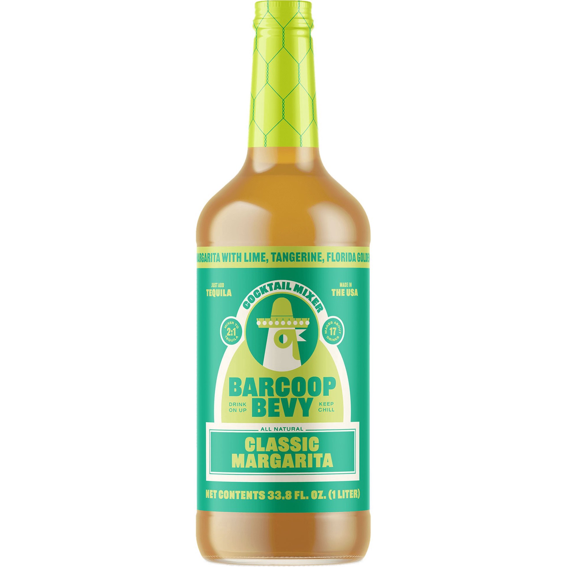 slide 1 of 1, Barcoop Bevy Classic Margarita Mix, 33.8 oz