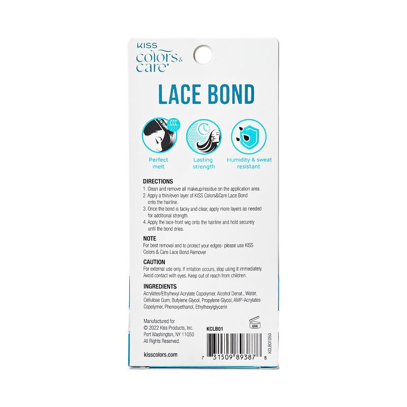 slide 12 of 12, KISS Products Colors & Care Wig Lace Bond Glue - Extreme Hold - 1.1oz, 1.1 oz