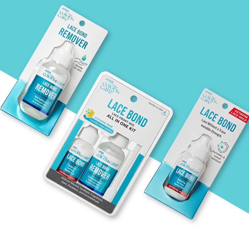 slide 4 of 12, KISS Products Colors & Care Wig Lace Bond Glue - Extreme Hold - 1.1oz, 1.1 oz