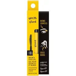 Got2B Glued Brows & Edges Hair Gel - 0.54oz: Hair Styling, Textured & All Hair Types, Travel Size