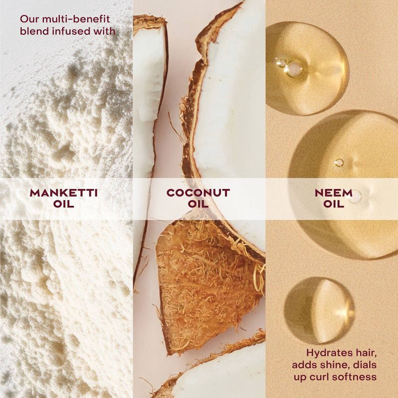 slide 5 of 10, SheaMoisture Coconut and Hibiscus Smooth + Shine Hair Oil - 3.3 fl oz, 3.3 fl oz