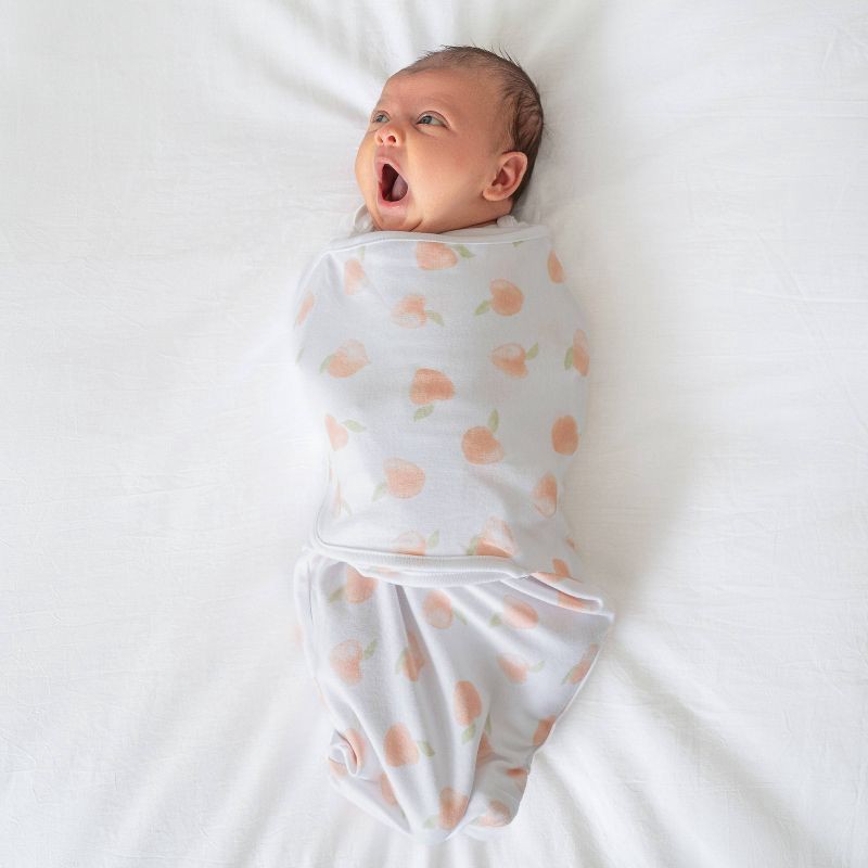 slide 3 of 9, aden + anais essentials Baby Girl 100% Cotton Zipless Easy 3pk Swaddle Wraps - Garden Floral 0-3m, 3 ct