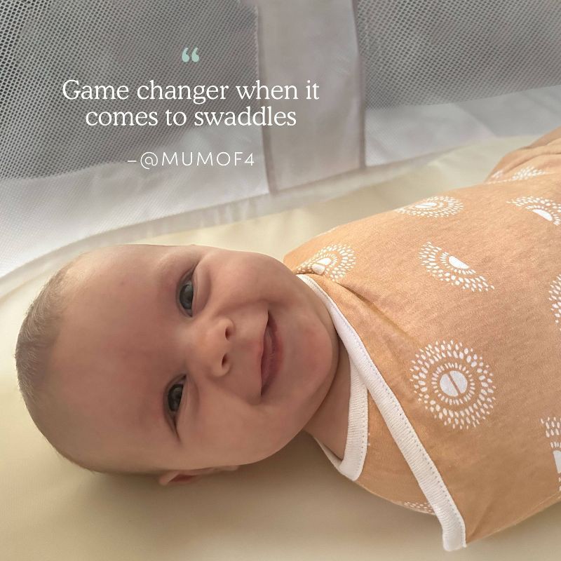 slide 7 of 8, aden + anais essentials Baby Boy 100% Cotton Zipless Easy 3pk Swaddle Wraps - At Sea 0-3m, 3 ct