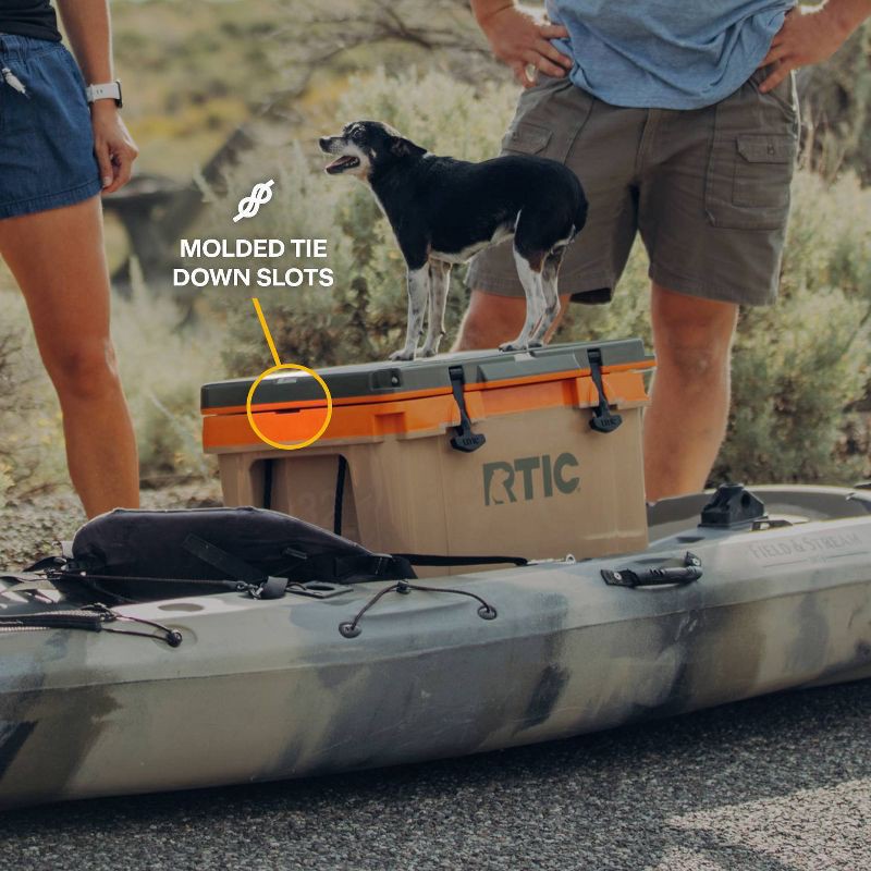 slide 11 of 13, RTIC Outdoors 32 QT Ultra-Light Hard Sided Cooler - Gray: Compact Outdoor Beverage Storage, 32 qt