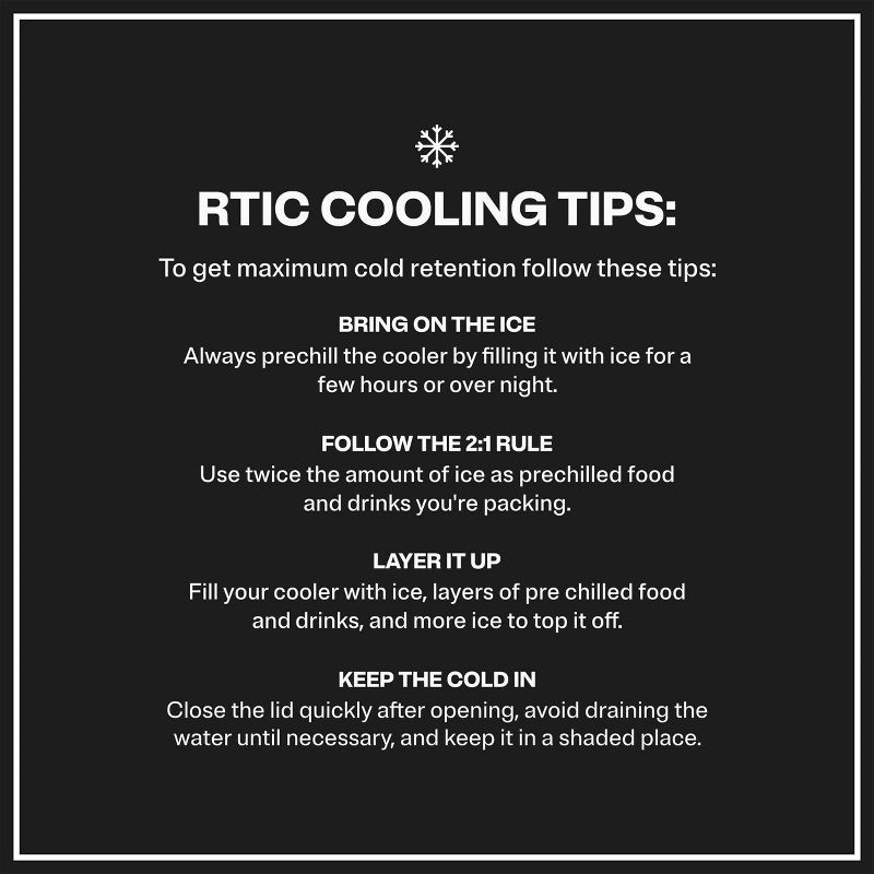 slide 8 of 13, RTIC Outdoors 32 QT Ultra-Light Hard Sided Cooler - Gray: Compact Outdoor Beverage Storage, 32 qt