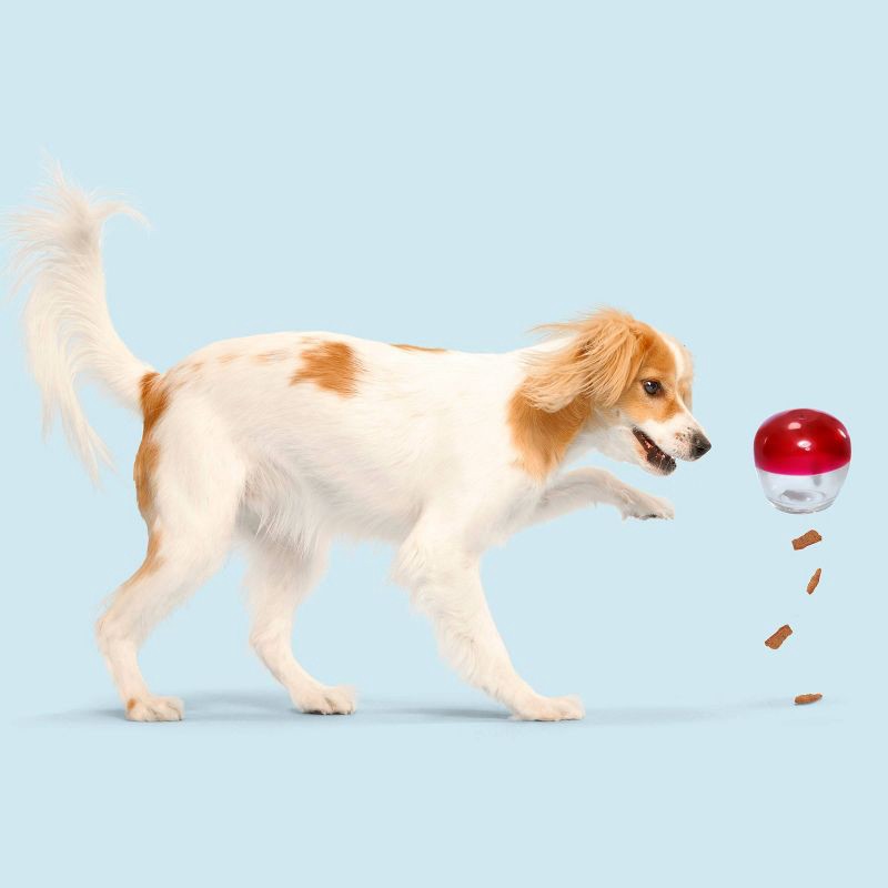 slide 4 of 6, BARK Super Chewer Vino Vidi Vici Dog Treat Dispenser Toy, 1 ct