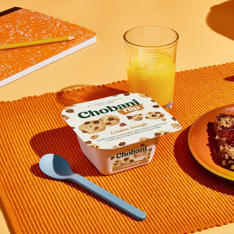 slide 5 of 7, Chobani Greek Yogurt Flip Cookie Dough - 4pk/4.5oz Cups, 4 ct; 4.5 oz