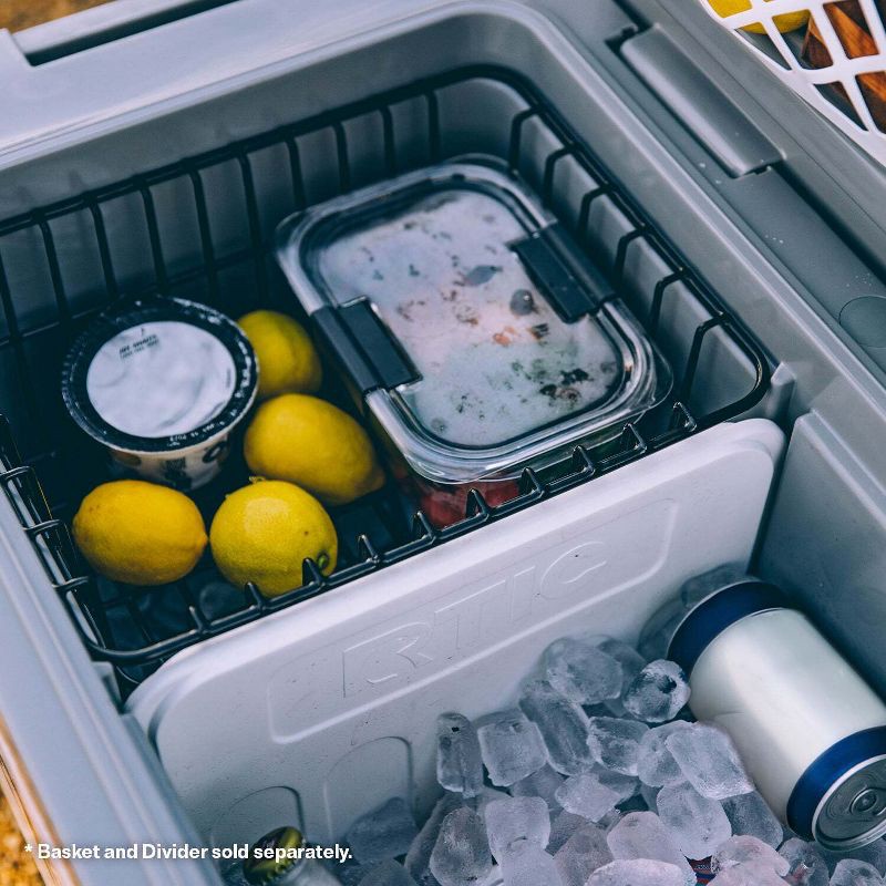 slide 6 of 13, RTIC Outdoors 52qt Ultra-Light Wheeled Hard Sided Cooler - Gray: Polypropylene Material, 78 Can Capacity, 52 qt, 78 can