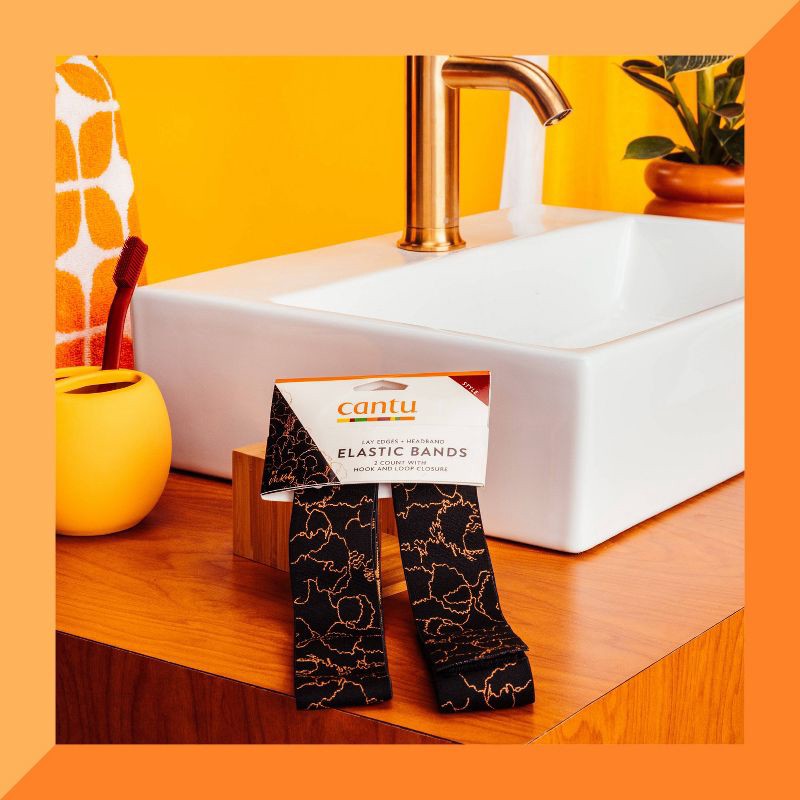 slide 3 of 6, Cantu Elastic Hair Bands - 2ct, 2 ct