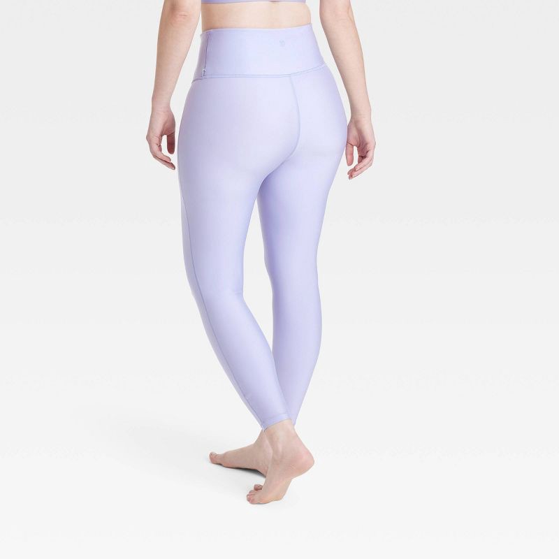 Women's Effortless Support High-Rise 7/8 Leggings - All In Motion™ Lilac  Purple S
