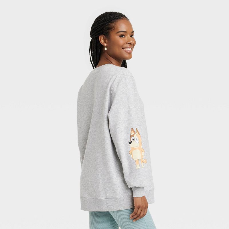 Women's Bluey Graphic Sweatshirt - Gray XS