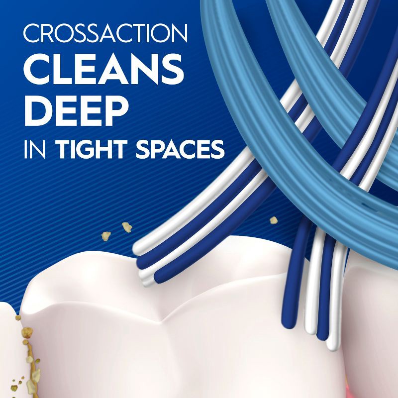 slide 5 of 10, Oral-B CrossAction All In One Toothbrushes Medium - 4ct, 4 ct