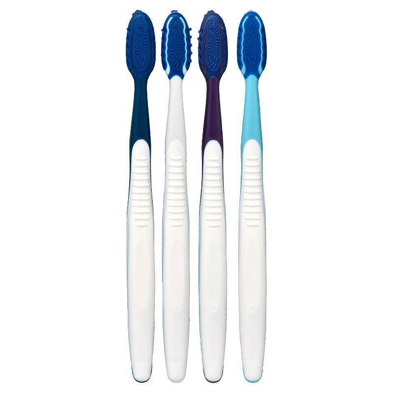 slide 10 of 10, Oral-B CrossAction All In One Toothbrushes Medium - 4ct, 4 ct