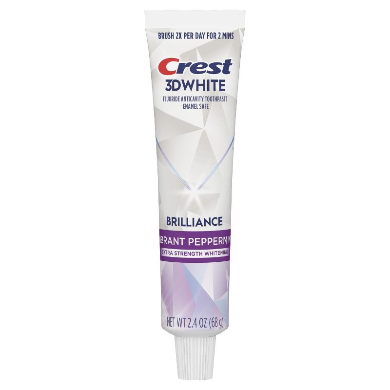 slide 12 of 13, Crest 3D White Brilliance Vibrant Toothpaste - Peppermint - 2.4oz, 2.4 oz