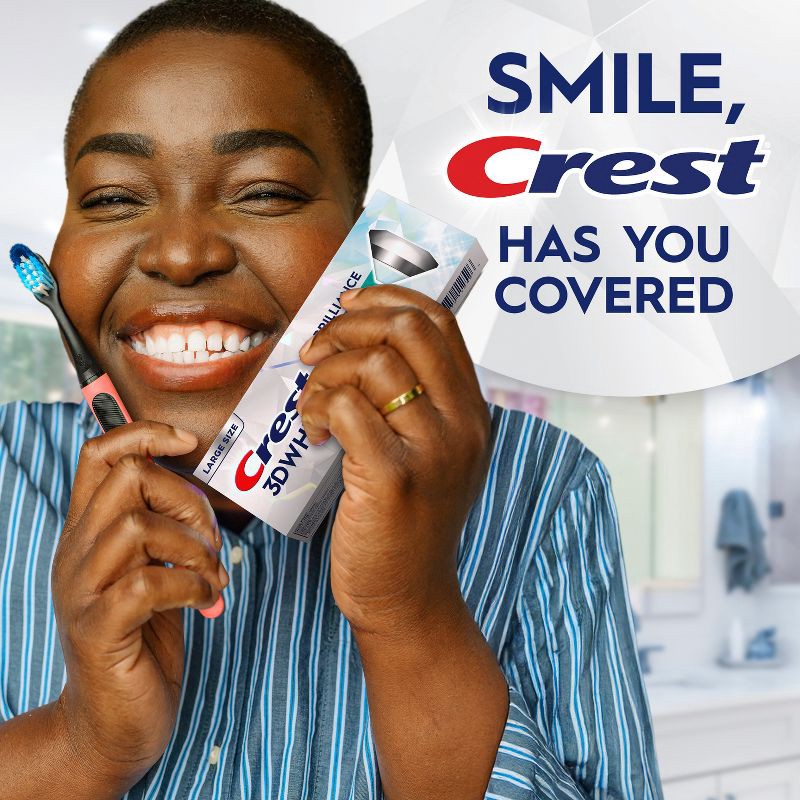 slide 10 of 13, Crest 3D White Brilliance Blast Toothpaste - 4.6oz, 4.6 oz