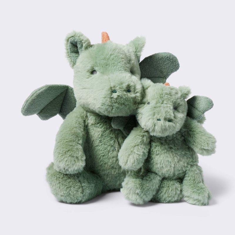 slide 1 of 3, Plush Animal with Mini Plush - Dragon - Cloud Island™, 1 ct