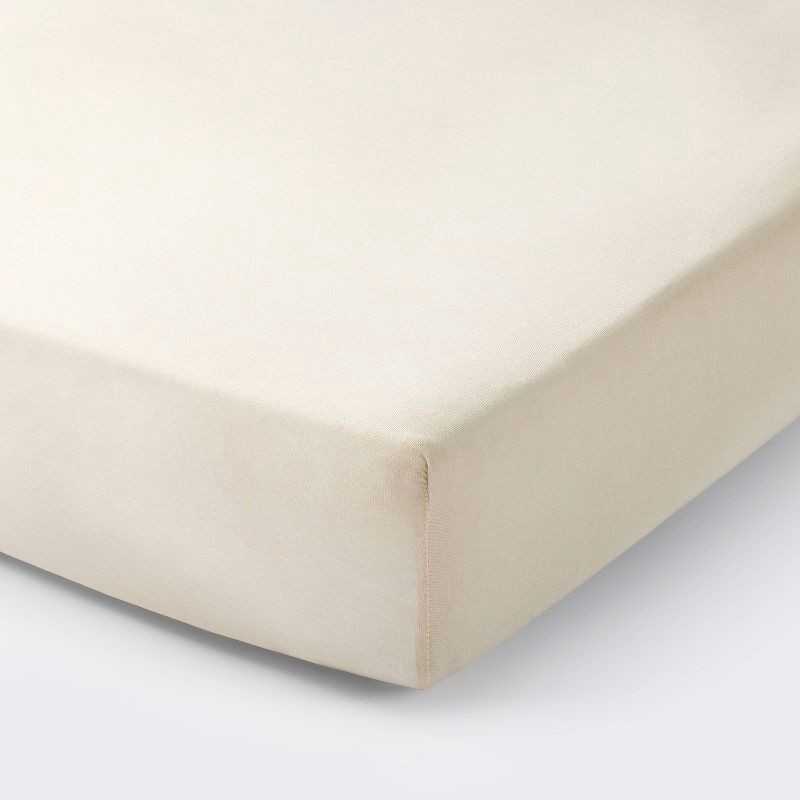 slide 1 of 4, Polyester Rayon Fitted Crib Sheet - Cloud Island™, 1 ct
