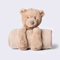 Plush Blanket with Soft Toy - Bear - Cloud Island™